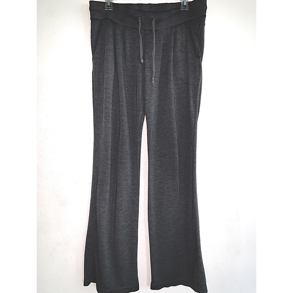 Gilligan & O’Malley Gray Wide Leg Elastic Waistband Drawstring Sweat Pants S